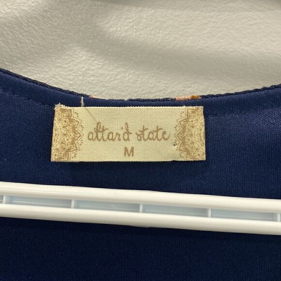 Altar'd State Blue Floral Dress High Low - Picture 9 of 9